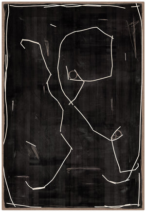 Modern Hieroglyph I — abstract fine art print shown from another angle