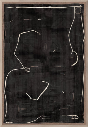 Modern Hieroglyph II — abstract fine art print shown from another angle