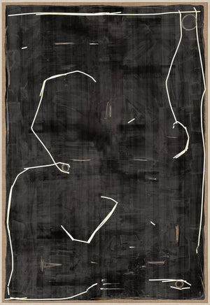 Modern Hieroglyph II — abstract fine art print shown from another angle