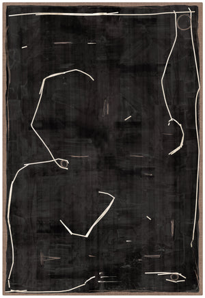 Modern Hieroglyph II — abstract fine art print shown from another angle