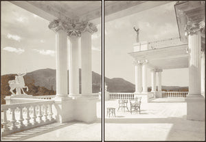 Palace Achilleion Corfu C. 1895 — architecture and travel fine art print shown from another angle