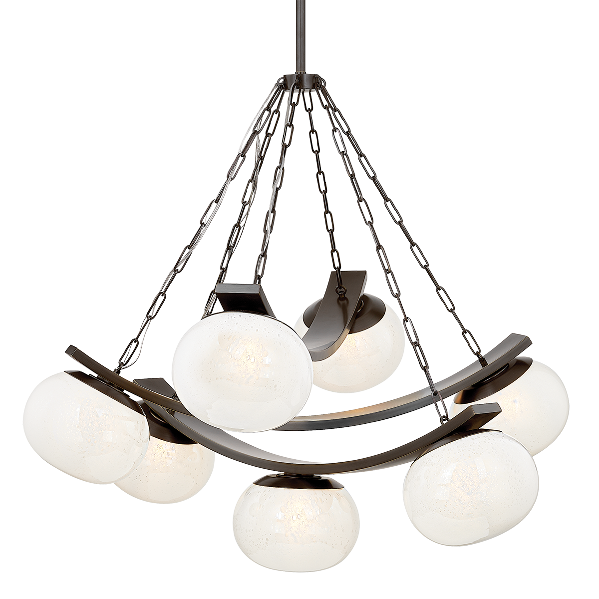 Duxbury Chandelier 43.75" in aged brass — a Hudson Valley chandelier for dining rooms, entries, and living rooms at Laurie Yapp Home.