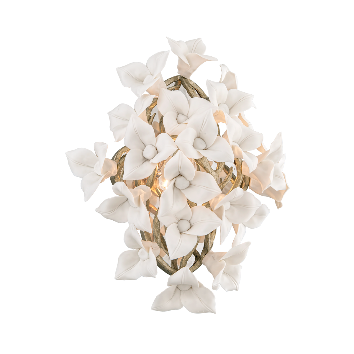 Lily Wall Sconce — a Corbett wall sconce for bathrooms, hallways, and living rooms at Laurie Yapp Home.