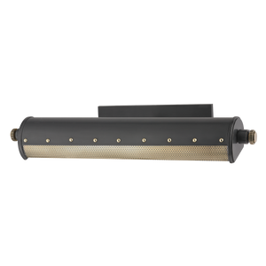 Gaines Picture Light 18.25" shown from a second angle to highlight the arm curve and shade proportion.