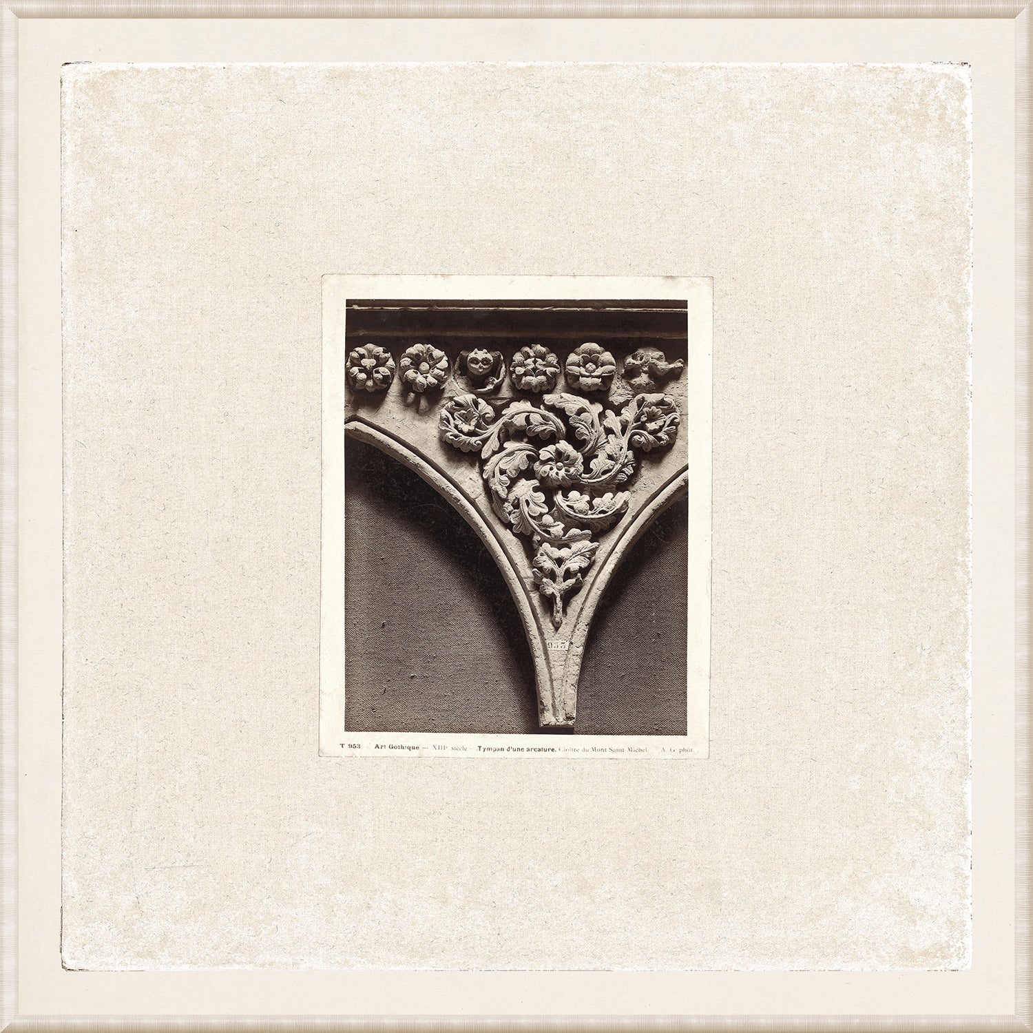 Gothic Details Ii framed art print