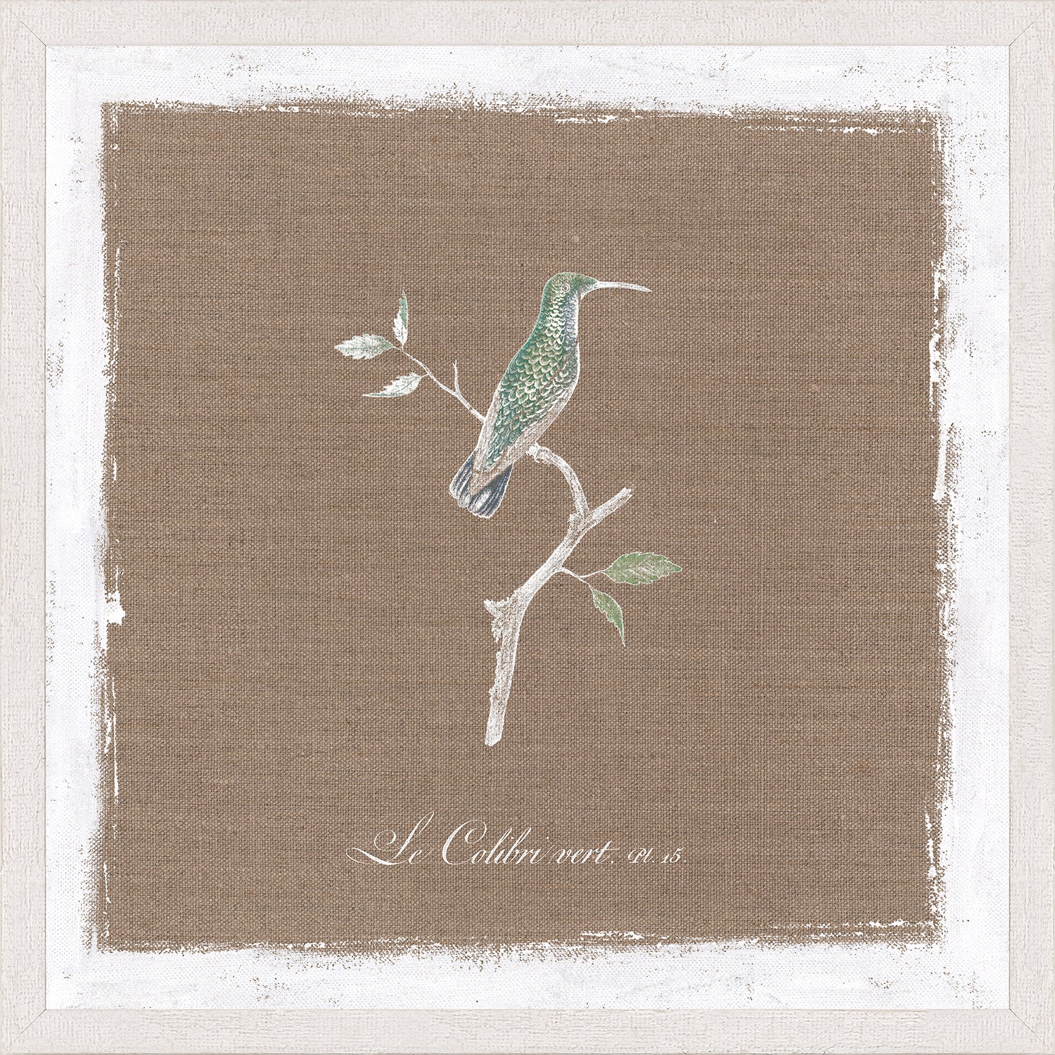Oiseau Sur Lin V — nature and landscape fine art print in neutral tones at Laurie Yapp Home