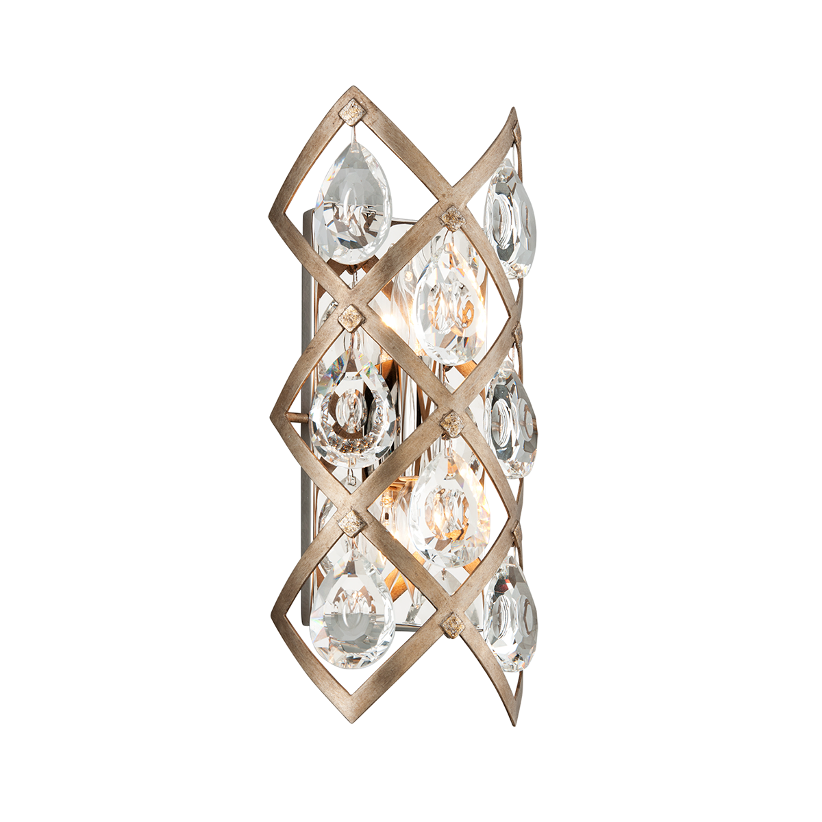 Tiara Wall Sconce — a Corbett wall sconce for bathrooms, hallways, and living rooms at Laurie Yapp Home.
