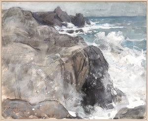 Storm On The Island Of Yeu, 1916 — fine art print shown from another angle