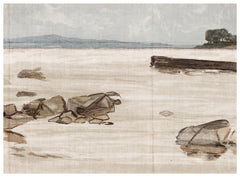 58 × 42 po – Toile tendue sur châssis