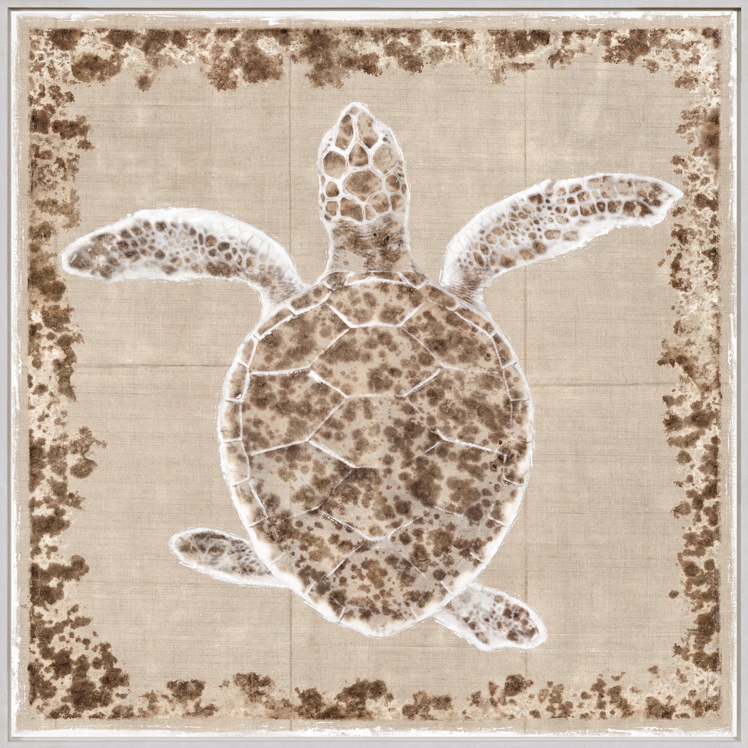 Sea Turtle I — nature and landscape fine art print shown from another angle