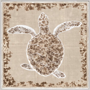 Sea Turtle I — nature and landscape fine art print shown from another angle