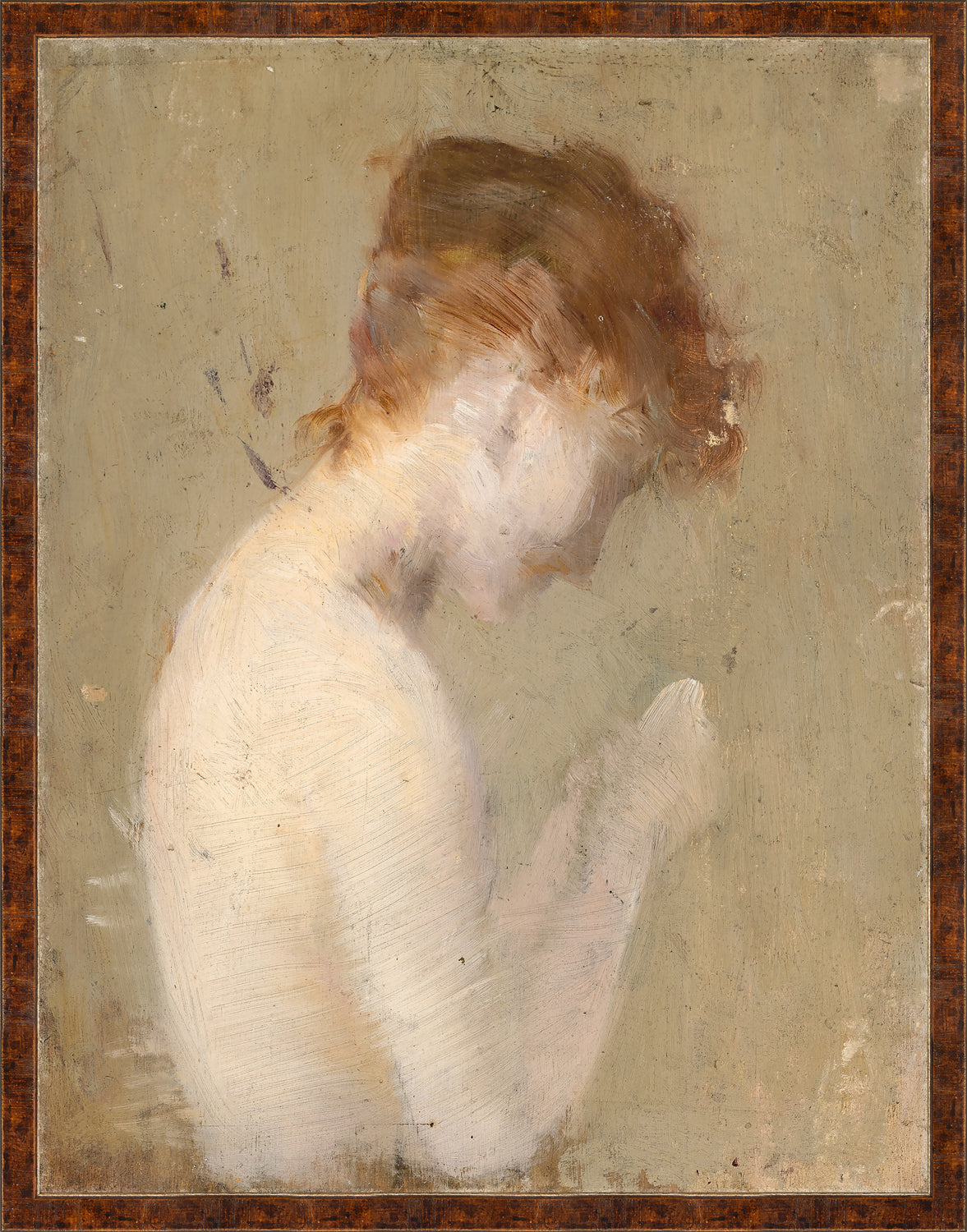 Collection 23 Shy Model C 1900 framed art print