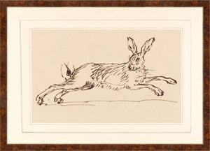 Collection 23 Running Hare Ii C 1720 framed art print