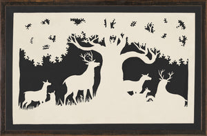 Northern Silhouette Deer Pair Bundle