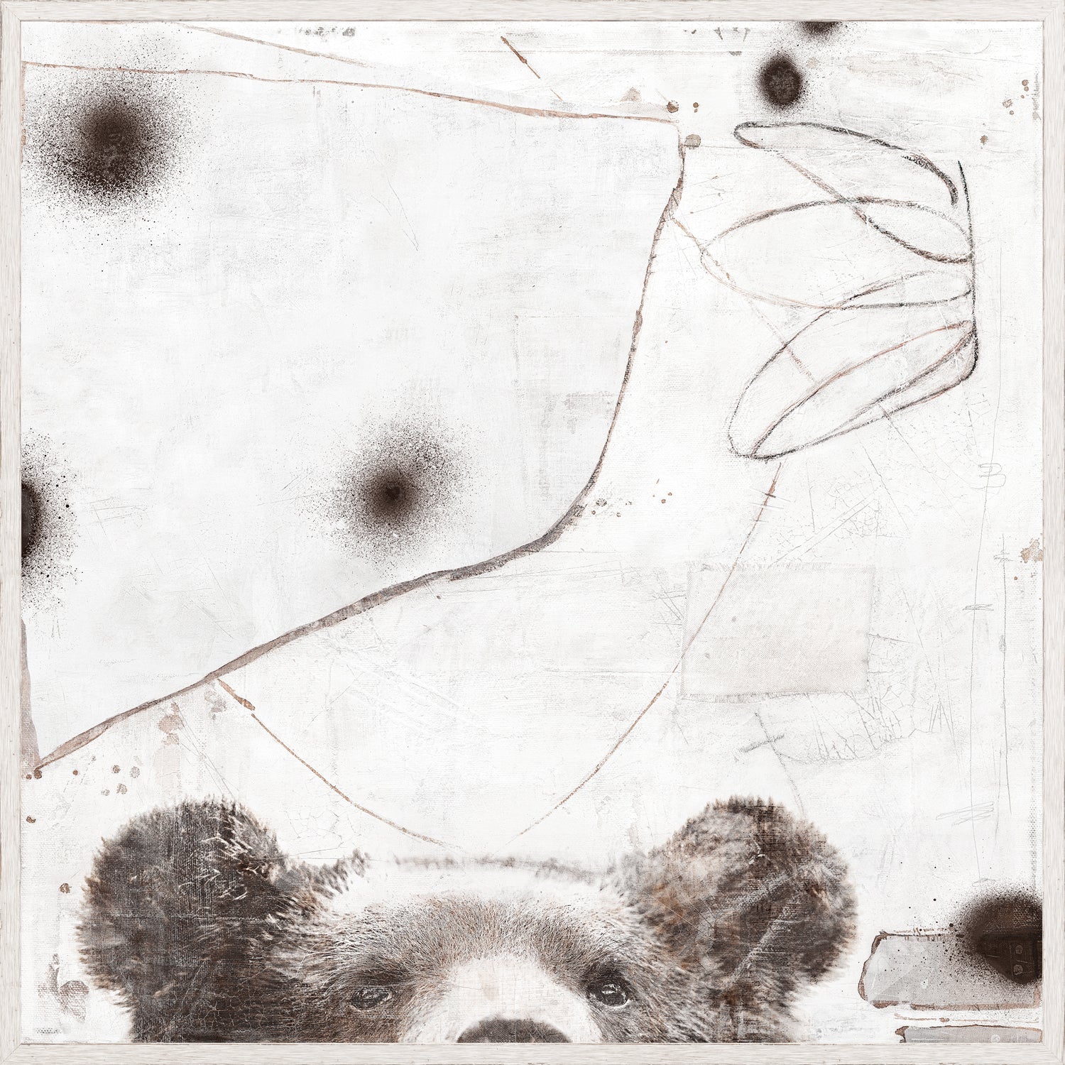 Carousel – Brown Bear — nature and landscape fine art print in neutral tones at Laurie Yapp Home