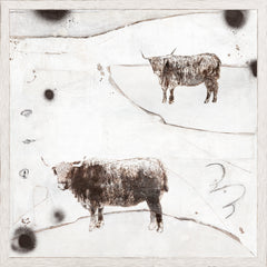 48,9 × 48,9 cm – Sous cadre en verre