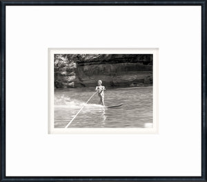 angle view of NOSTALGIA COLLECTION – WATER SKIER C. 1959 luxury Artwork