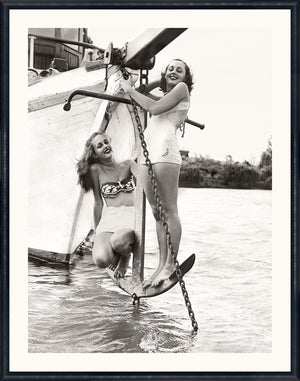 front view of NOSTALGIA COLLECTION – ANCHORS UP C. 1949 luxury Artwork