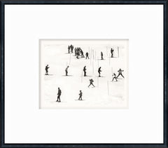 Petite photographie + bordures blanches (dimensions du cadre : 16,75 × 14,75 pouces)