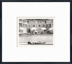 Petite photographie + bordures blanches (dimensions du cadre : 16,75 × 14,75 pouces)
