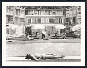 front view of NOSTALGIA COLLECTION – MOTOR HOTEL C. 1965 luxury Artwork