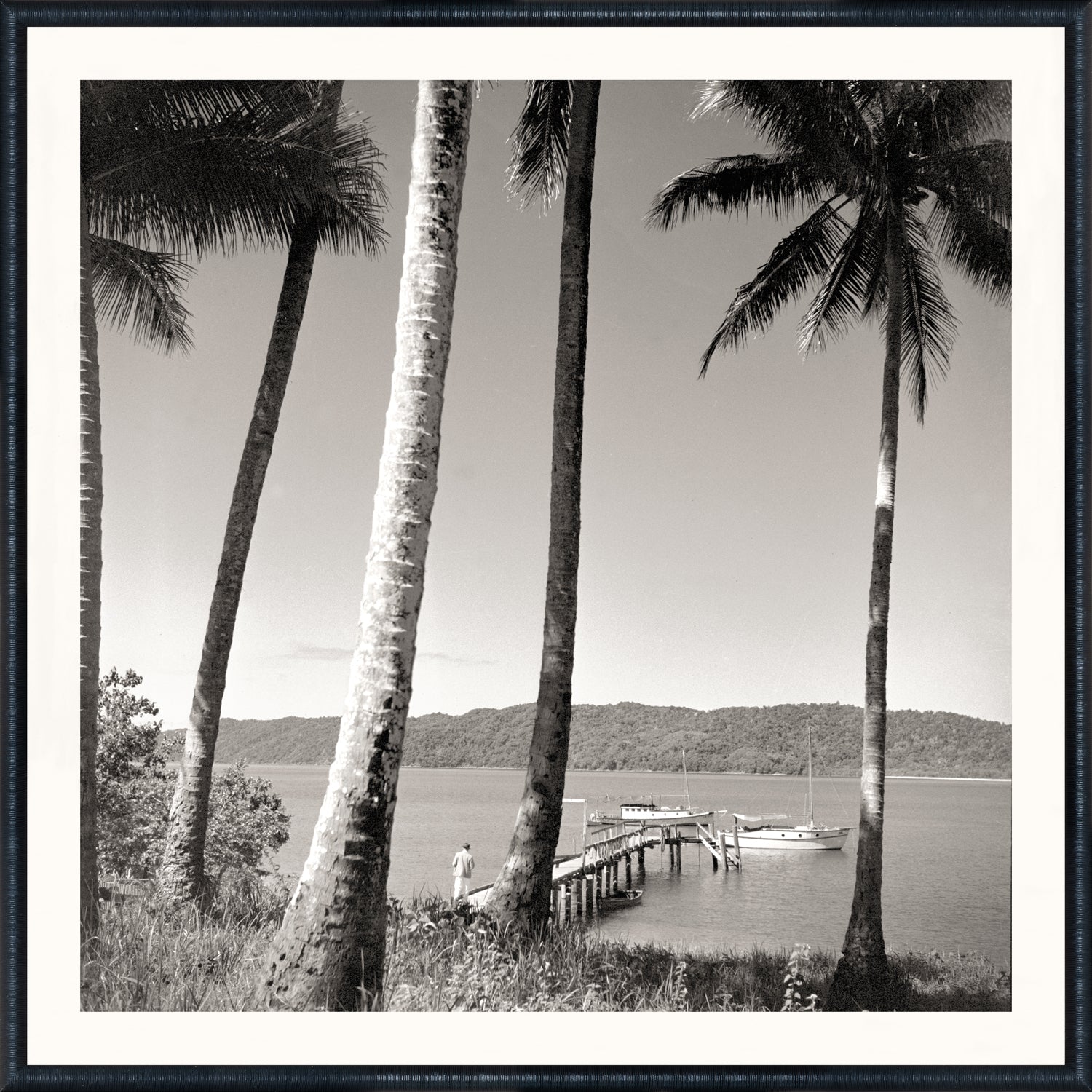 angle view of NOSTALGIA COLLECTION – ISLAND DOCK C. 1959 luxury Artwork