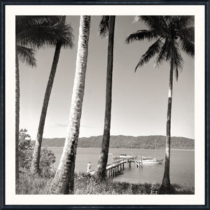 front view of NOSTALGIA COLLECTION – ISLAND DOCK C. 1959 luxury Artwork