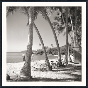 Nostalgia Collection – At the Beach C. 1959 — nature and landscape fine art print in neutral tones at Laurie Yapp Home