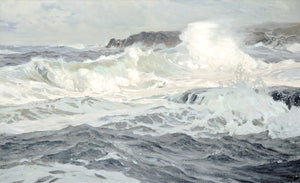 Southwesterly Gale C. 1907 — nature and landscape fine art print in cool tones at Laurie Yapp Home