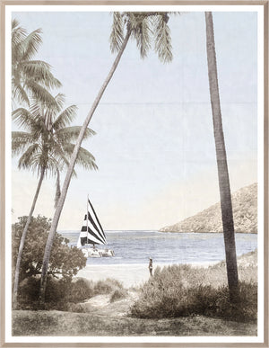front view of Catamaran luxury Artwork