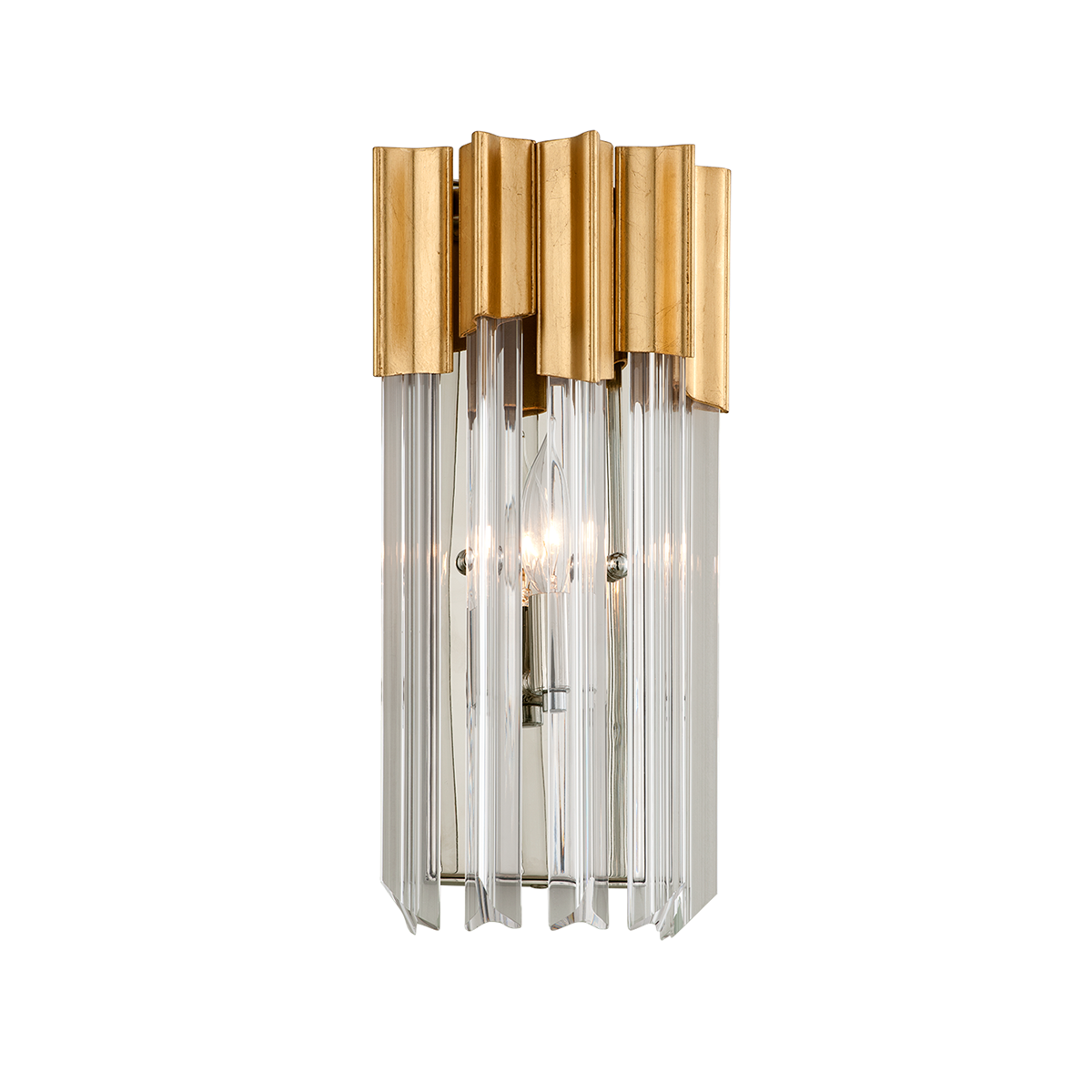 Charisma Wall Sconce 6.75" — a Corbett wall sconce for bathrooms, hallways, and living rooms at Laurie Yapp Home.