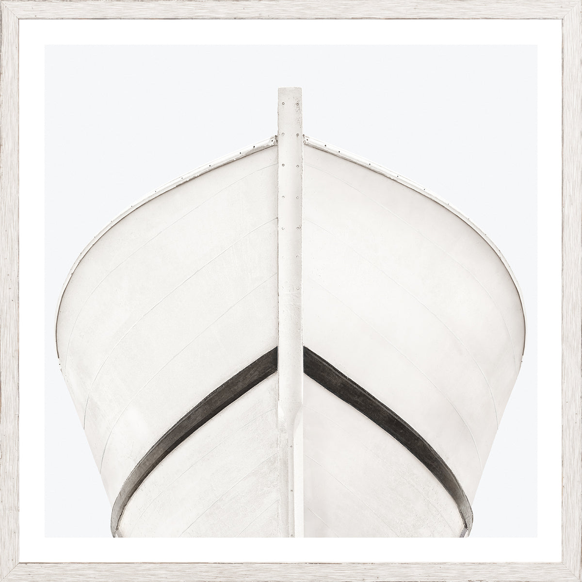 Seaworn Bows I — architecture and travel fine art print in cool tones at Laurie Yapp Home