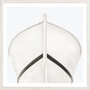 Seaworn Bows I — architecture and travel fine art print in cool tones at Laurie Yapp Home