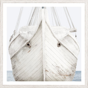 Seaworn Bows II — architecture and travel fine art print shown from another angle