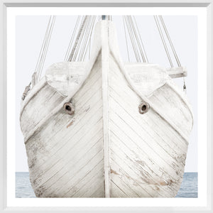 Seaworn Bows II — architecture and travel fine art print shown from another angle