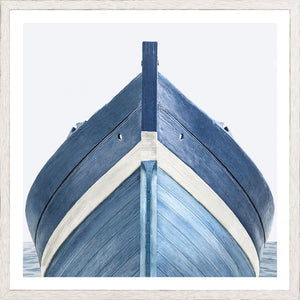 Seaworn Bows III — architecture and travel fine art print in cool tones at Laurie Yapp Home
