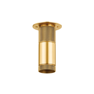 Dighton Flush Mount in aged brass — a Hudson Valley flush mount for hallways, bedrooms, and entryways at Laurie Yapp Home.