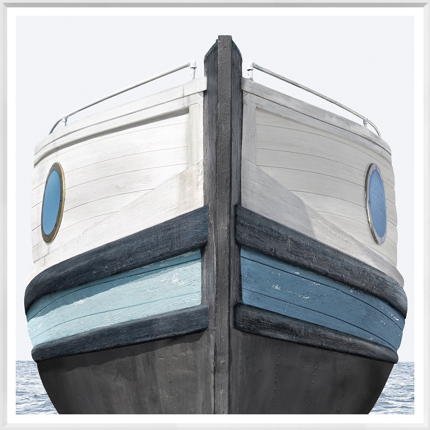 Seaworn Bows IV — figurative fine art print shown from another angle