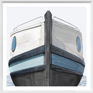 Seaworn Bows IV — figurative fine art print shown from another angle