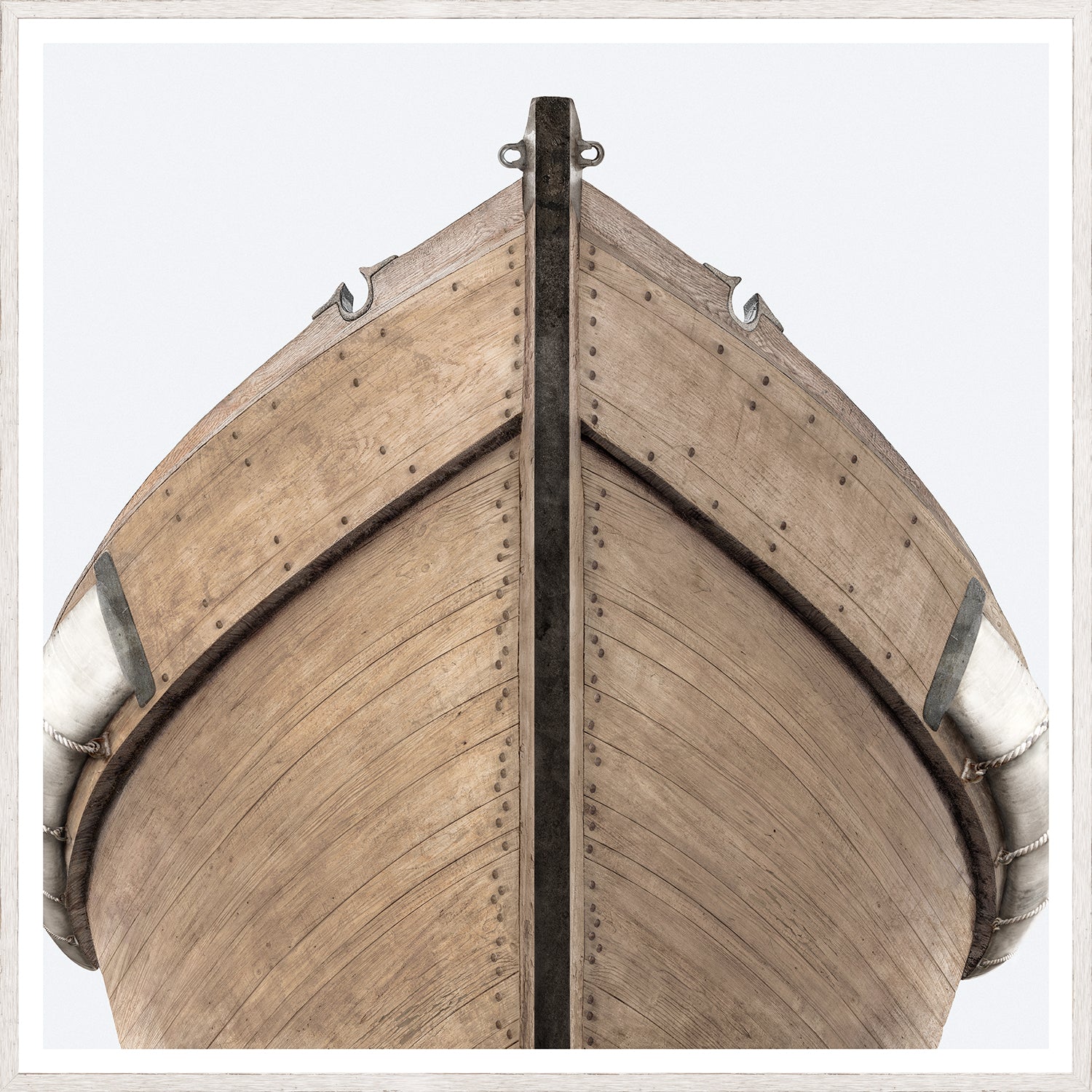 Seaworn Bows V — figurative fine art print in cool tones at Laurie Yapp Home