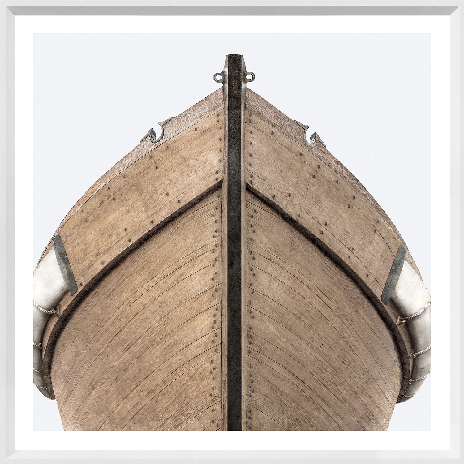Seaworn Bows V — figurative fine art print shown from another angle