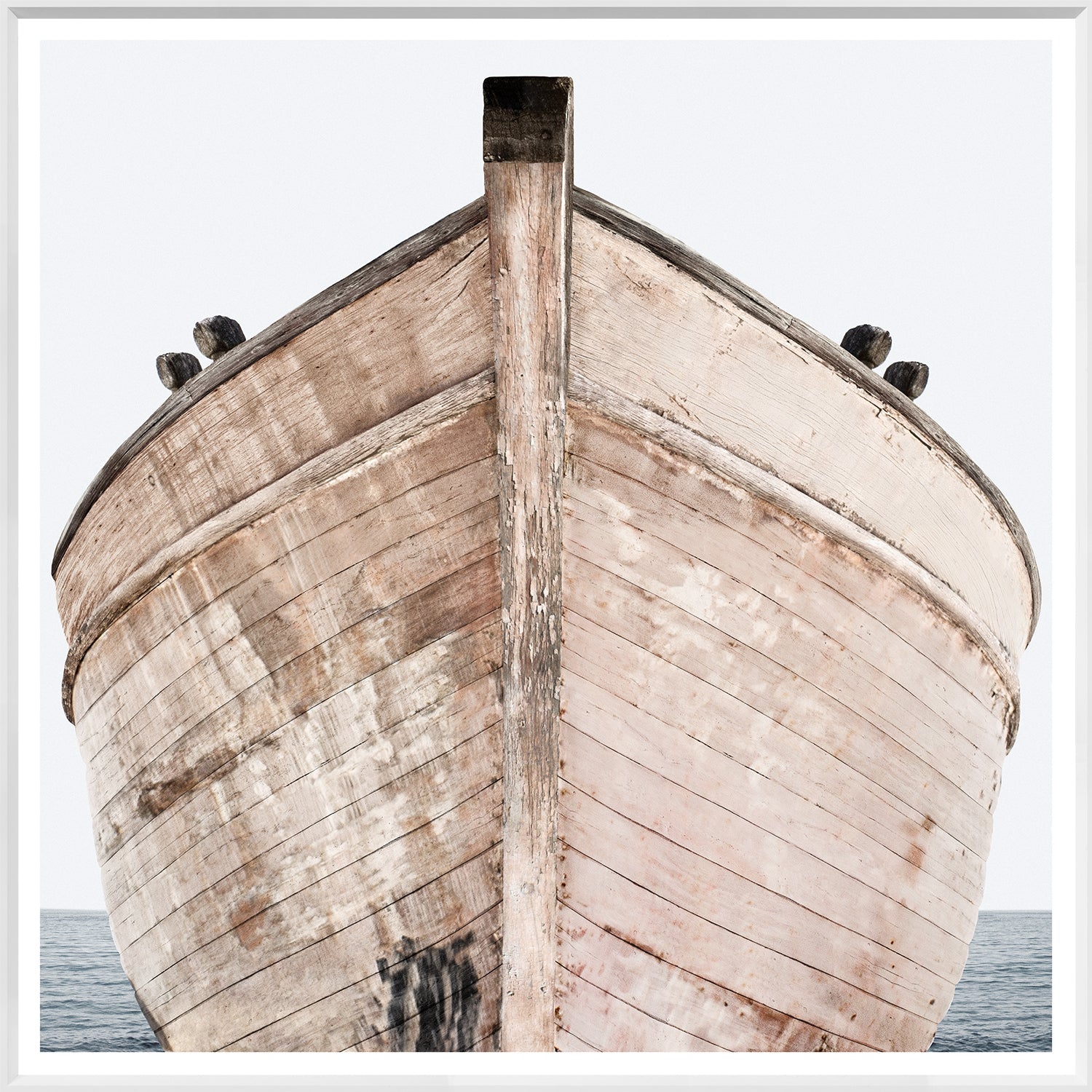 Seaworn Bows VI — figurative fine art print shown from another angle