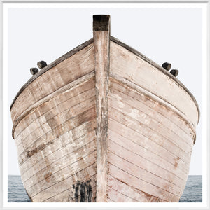 Seaworn Bows VI — figurative fine art print shown from another angle
