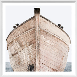 Seaworn Bows VI — figurative fine art print shown from another angle