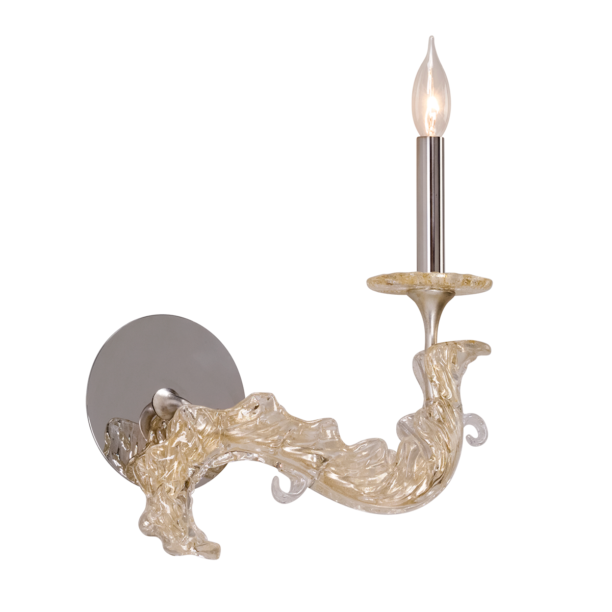 Cielo Wall Sconce 12.5" x 14.75" (221-12) — a Corbett wall sconce for bathrooms, hallways, and living rooms at Laurie Yapp Home.