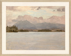 18 × 14 po – Encadré verre, cadre bois clair