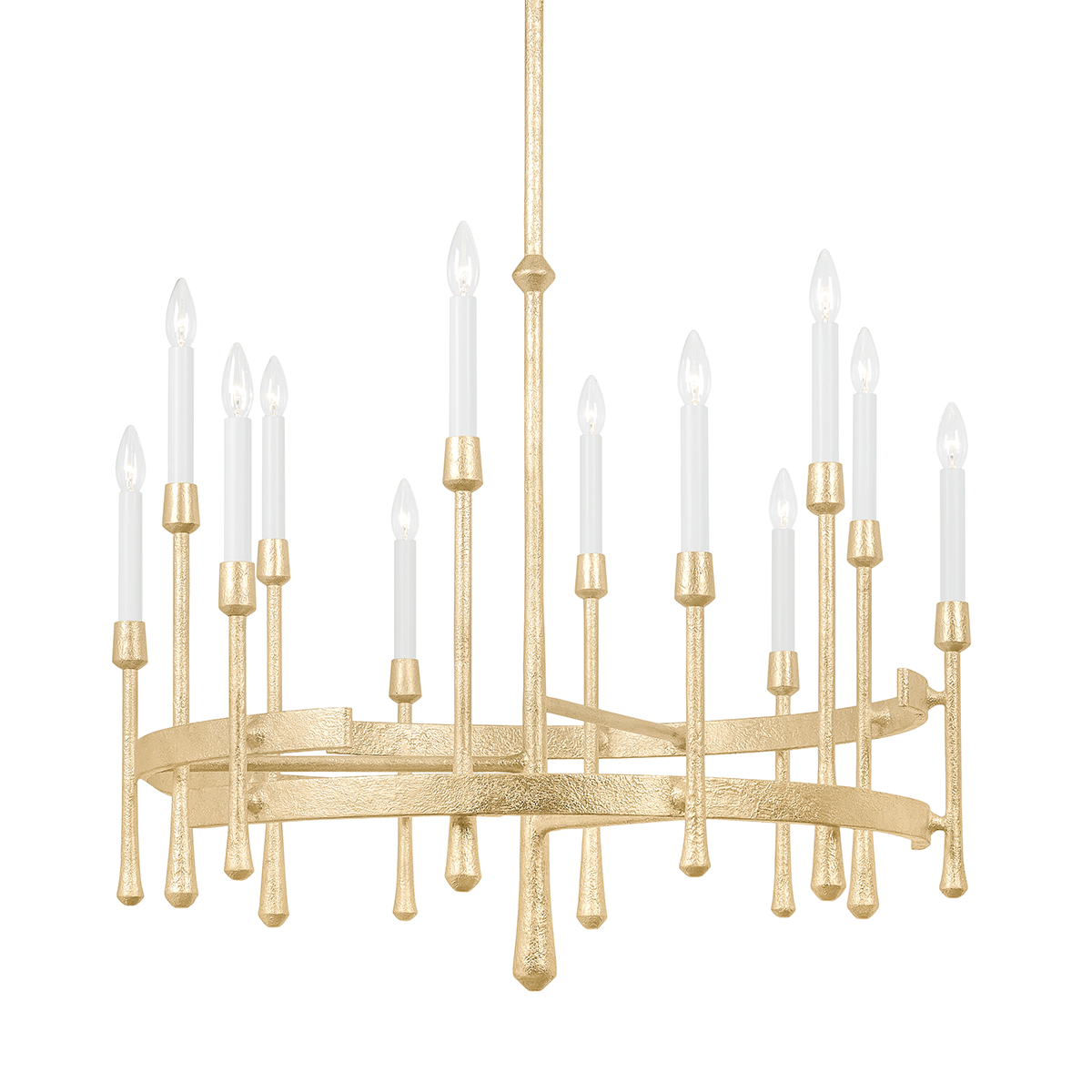 Hathaway Chandelier 32.25" — a Hudson Valley chandelier for dining rooms, entries, and living rooms at Laurie Yapp Home.