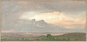 Hudson River School – Clouds Over the Hills C.1865 — nature and landscape fine art print in cool tones at Laurie Yapp Home