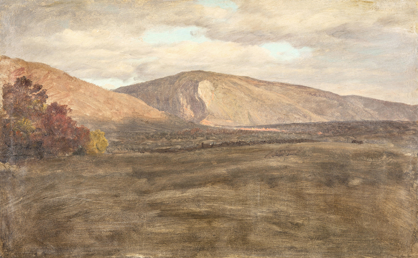 Hudson River School – Mt. Katahdin C. 1870 — nature and landscape fine art print shown from another angle