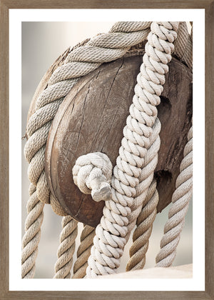 Sailing Details III — fine art print shown from another angle